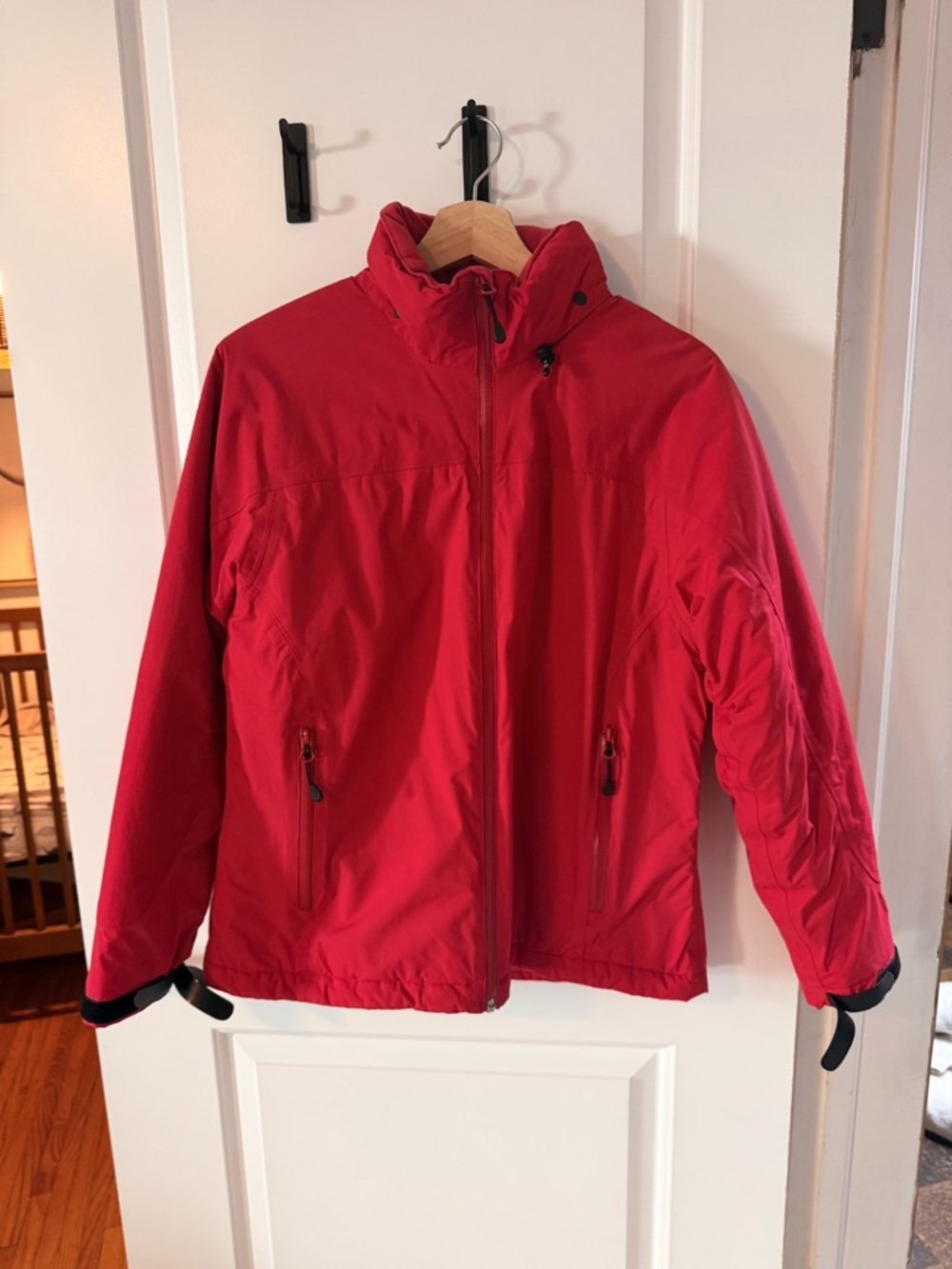 Red Land’s End Aquacheck Zip-Up Jacket